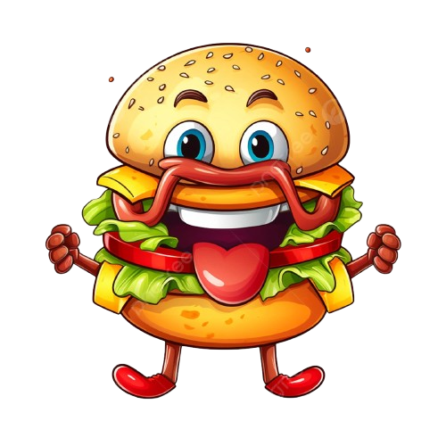 Non Veg American Burger Foreground