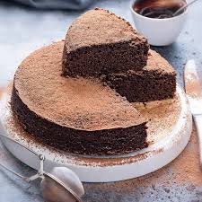 Egg-Less Chocolate Cake Background