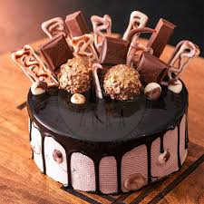 Choco Truffle Cake Background