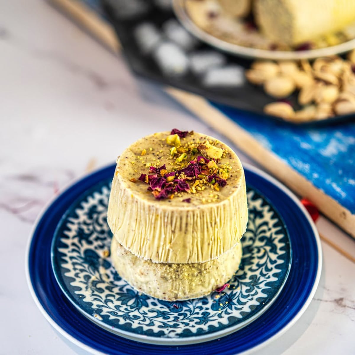 Mava Kulfi Cake Background