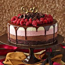 Mousse Cake Background